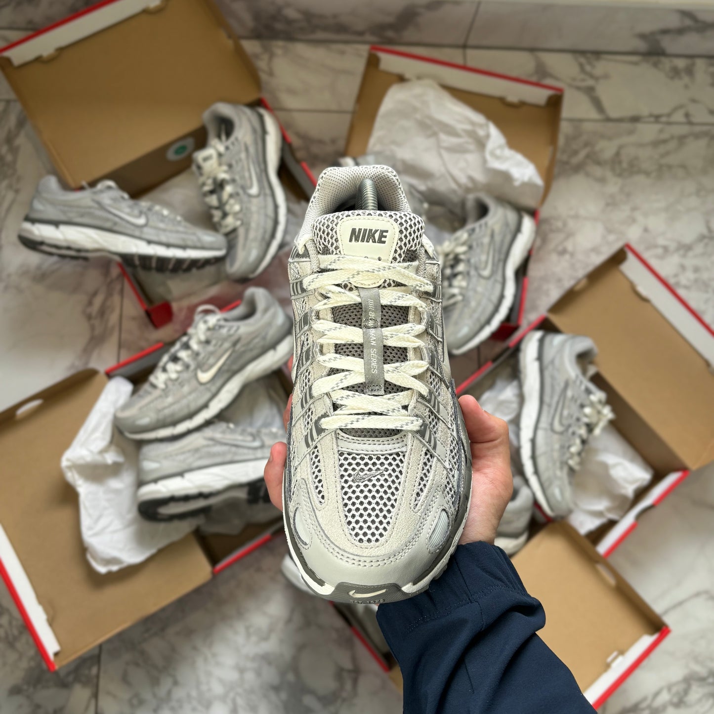 NIKE P-6000 BEIGE