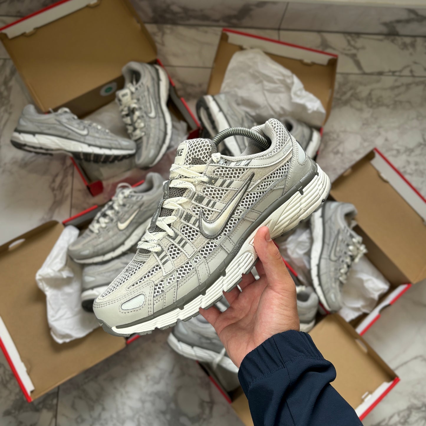 NIKE P-6000 BEIGE